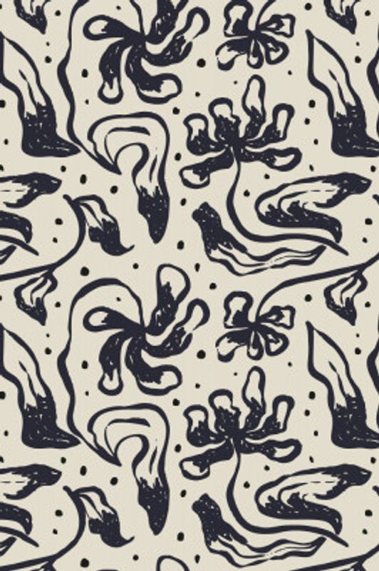 Sketchy Flower Art 03