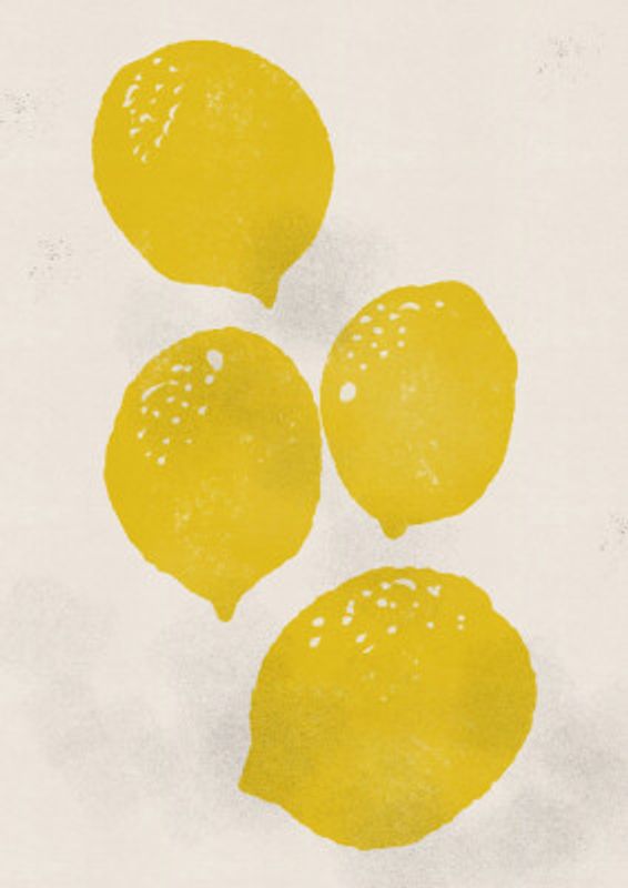 Vibrant Yellow Lemons