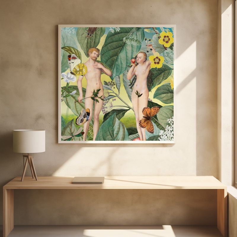 Adam and Eve In Botanical Garden