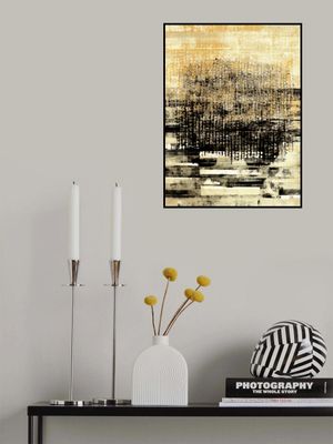 Layers of Black and Golden Hues