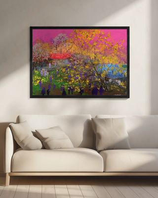 Cornus Officinalis Festival Oil On Canvas