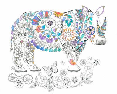 Rhinoceros Delicate Tints 2