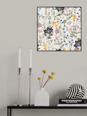 Wild Flower Meadow Off White