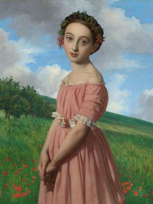 The Girl, the Hills, the Flowers