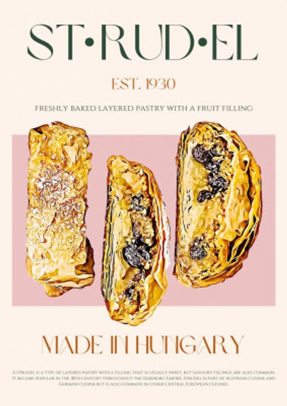 Golden Strudel Slice