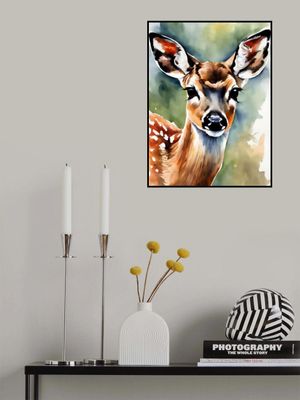 Fawn Aquarell