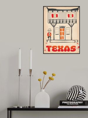 Texas Travel Poster