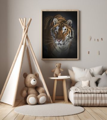 Portrait of a Siberian Tiger