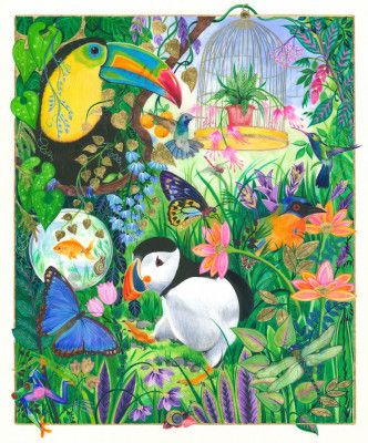 Wildlife In Lush Greenery