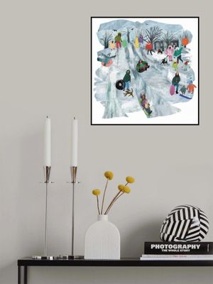 The Good Hill, Sledding in New England, Winter Art