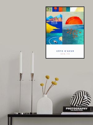 MODERN RIVIERA: COLOURFUL CÔTE D'AZUR POSTER