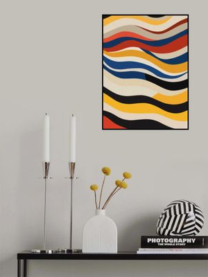 Wavy Stripes In Bold Colors