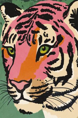 Vibrant Tiger Gaze