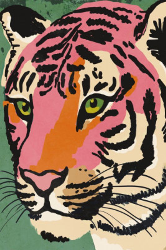 Vibrant Tiger Gaze