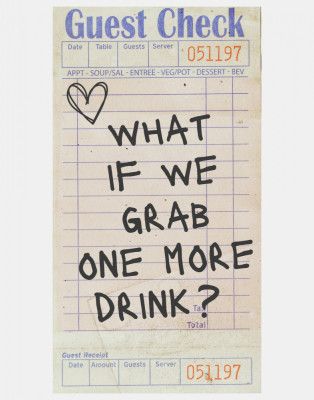 One More Drink   Black