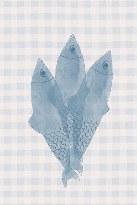 Three Blue Fish