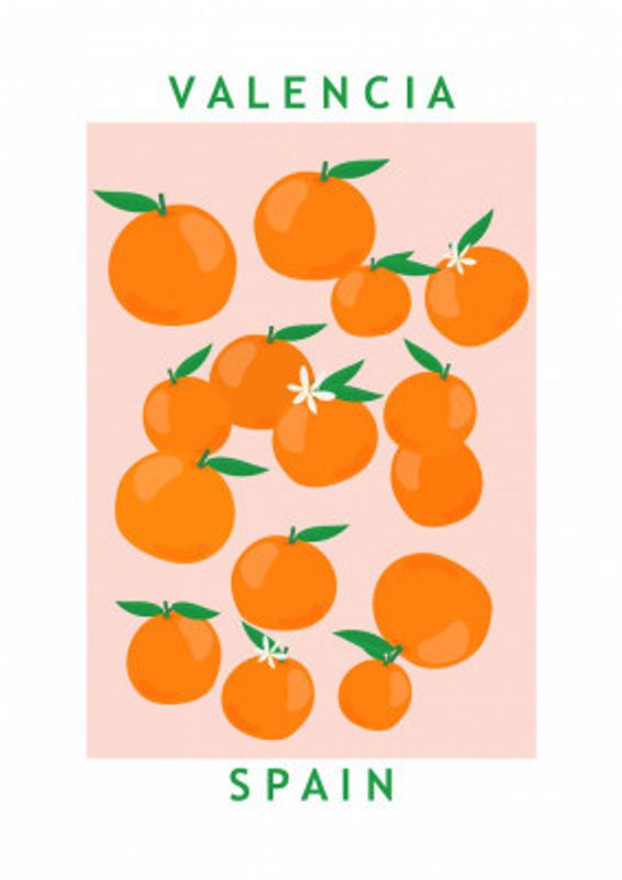 Flower Market Oranges