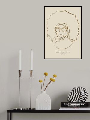 Woman face with glasses