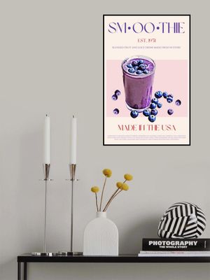 Blueberry Smoothie Illustration