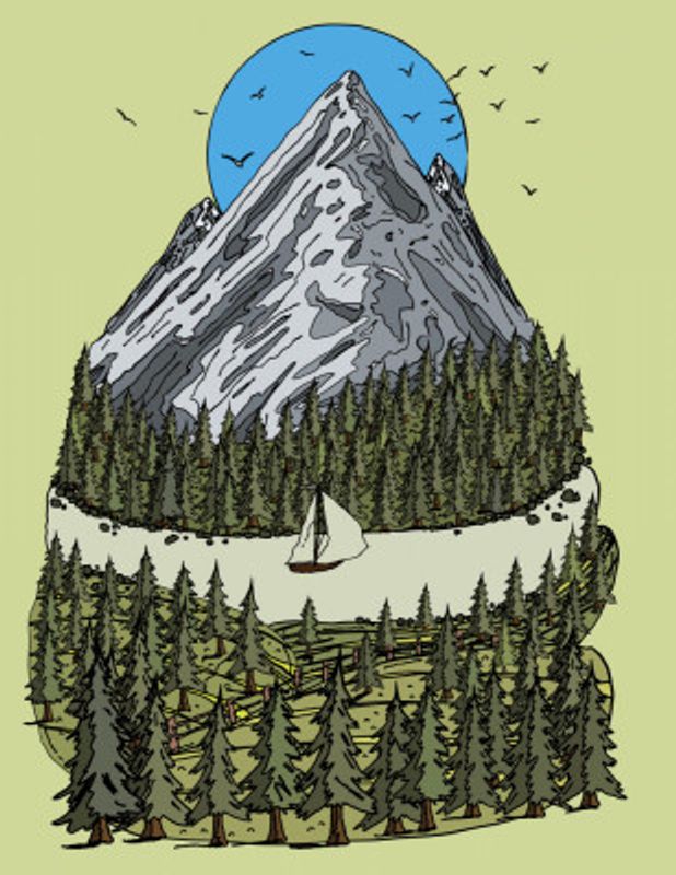 Mountain Lake Serenity