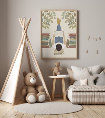 Lying On My Back Reading a Book