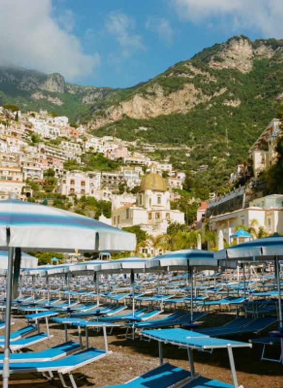 Positano Beach X on Film