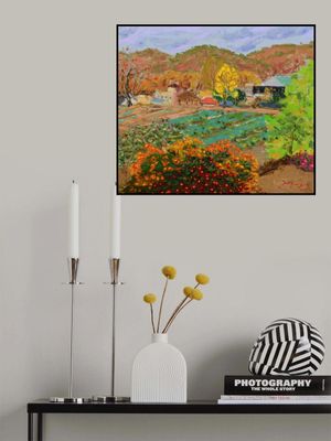 Chrysanthemum Flower Village