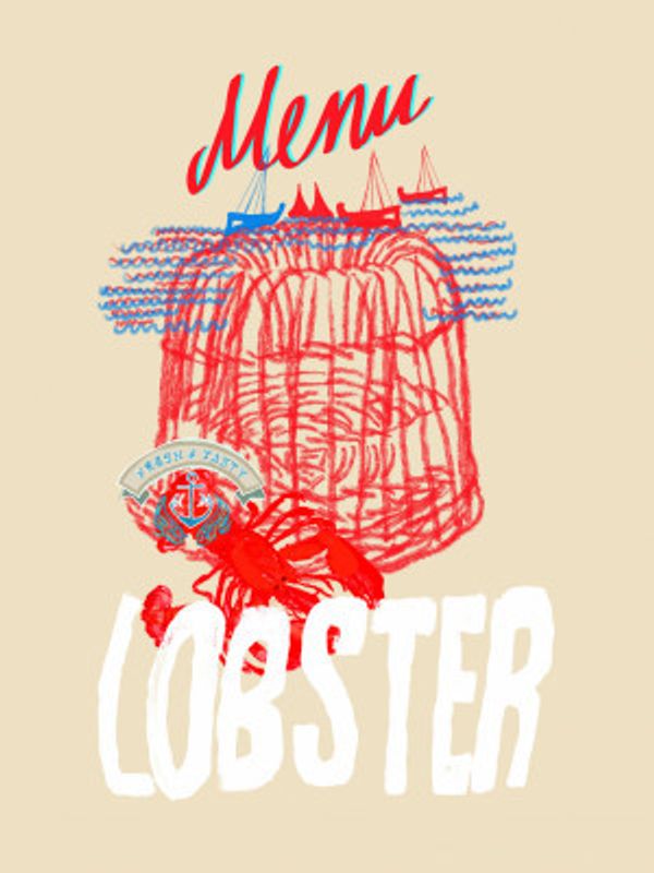 Lobster Menu Poster