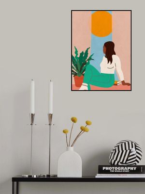 Girl Looking out of Window