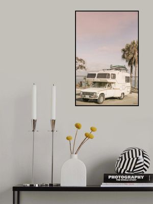 Vintage Camper Parked