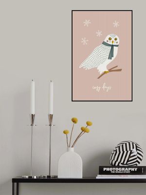 Cozy Owls Powder Pink