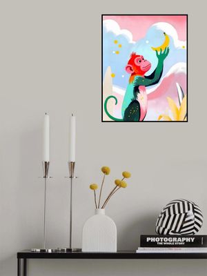 Lunar Harvest: A Monkey's Celestial Cravings