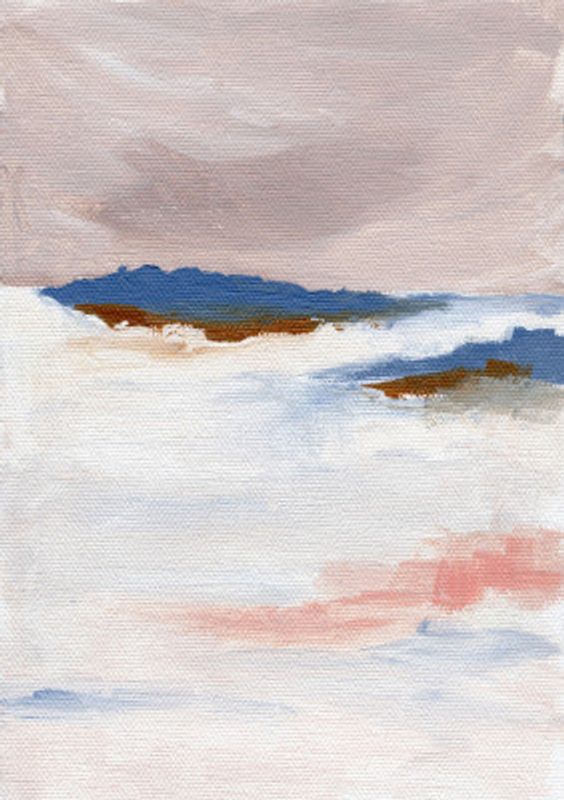 Soft Pastel Tones And Textured Brushstrokes