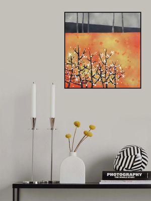 Blackthorn Hedgerow Landscape