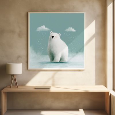 Happy polar bear