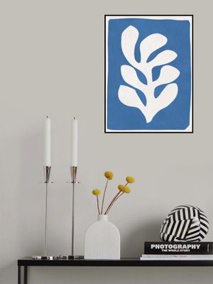 White Leaf Silhouette