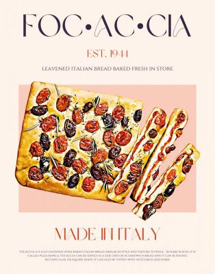 Italian Bread with Tomatoes and Olives