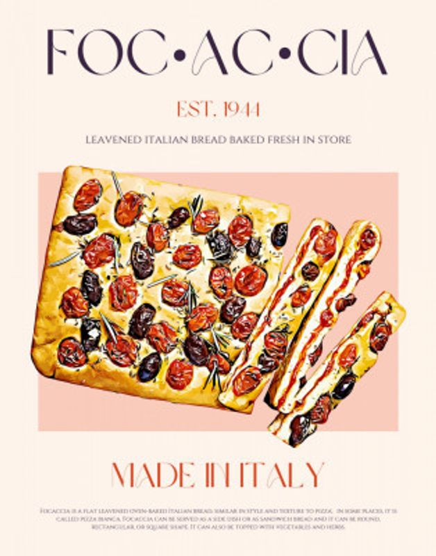 Italian Bread with Tomatoes and Olives