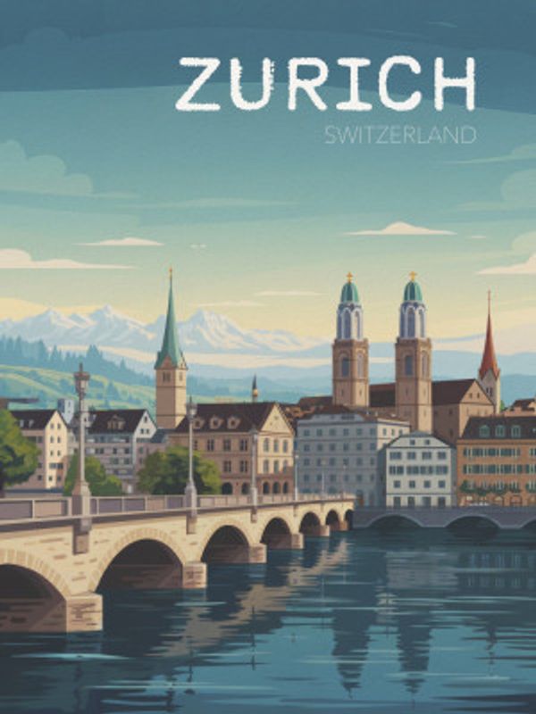 Zurich Travel Poster