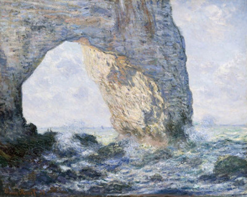 The Manneporte (Étretat) (1883)