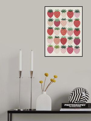 Strawberries In Rows