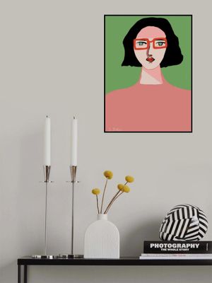 Lady with Red Glasses