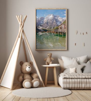 Lago Di Braies Italy On Film