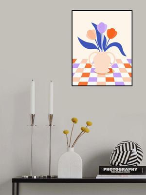 Retro Still Life Tulips