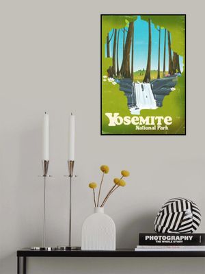 Yosemite National Park Vintage Travel Poster