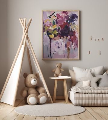 Vibrant Abstract Blooms