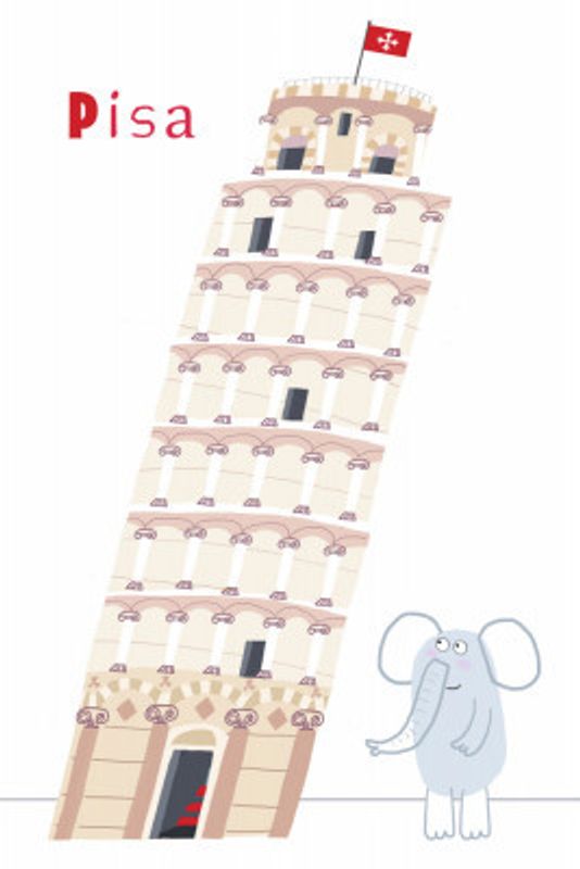 "LANDMARK25" Leaning Tower of Pisa, Italy