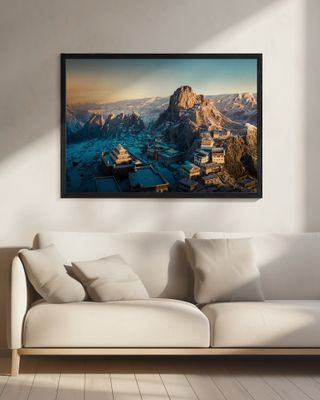 Tibetan temple 《崷崒孜珠》