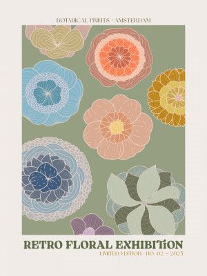 Vintage Flower Burst