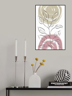 Delicate Line of Leaves